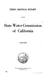 1921 - Third Biennial Report of the State Water Commission of California
