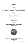1912 - Report of the Conservation Commission of the State of California