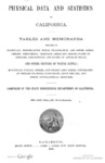 1886 - Physical Data and Statistics of California