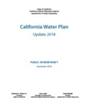 2018 - California Water Plan Update - Public Review Draft