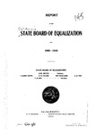 1909 and 1910, State Board of Equalization Report