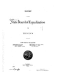 1913 and 1914, State Board of Equalization Report