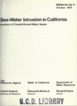 1975 - Sea-Water Intrusion in California, Inventory of Coastal Ground Water Basins