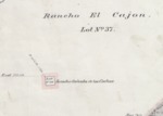 Cañada de los Coches, Diseño 488, GLO No. 535, San Diego County, and associated historical documents.