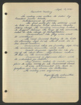 Executive Meeting of the Monterey Peninsula Japanese American Citizens League, September 19, 1941
