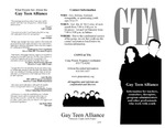 Gay Teen Alliance Pamphlet, Monterey County AIDS Project