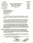 Letter from Sam Farr to John Murtha, August 16, 1994 by Sam Farr