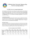CSUMB’s Service Learning Requirement by California State University, Monterey Bay