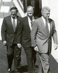 Leon Panetta, Sam Farr, and Bill Clinton at the CSUMB Inauguration Ceremony