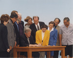 Bill Clinton Signing the Oil and Gas Leasing Moratorium at the National Oceans Conference in Monterey, California