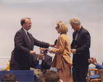 Sam Farr with Bill and Hillary Clinton at the National Oceans Conference