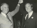 Sam Farr with his Father Fred Farr, Celebrating After Being Elected to the California State Assembly