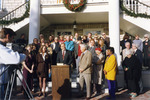 Sam Farr Announcing his Candidacy for Congress at Colton Hall in Monterey, California